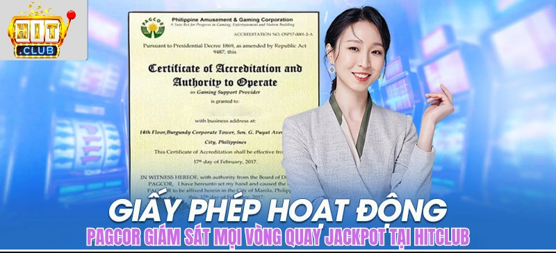 PAGCOR giám sát mọi vòng quay jackpot tại HITCLUB